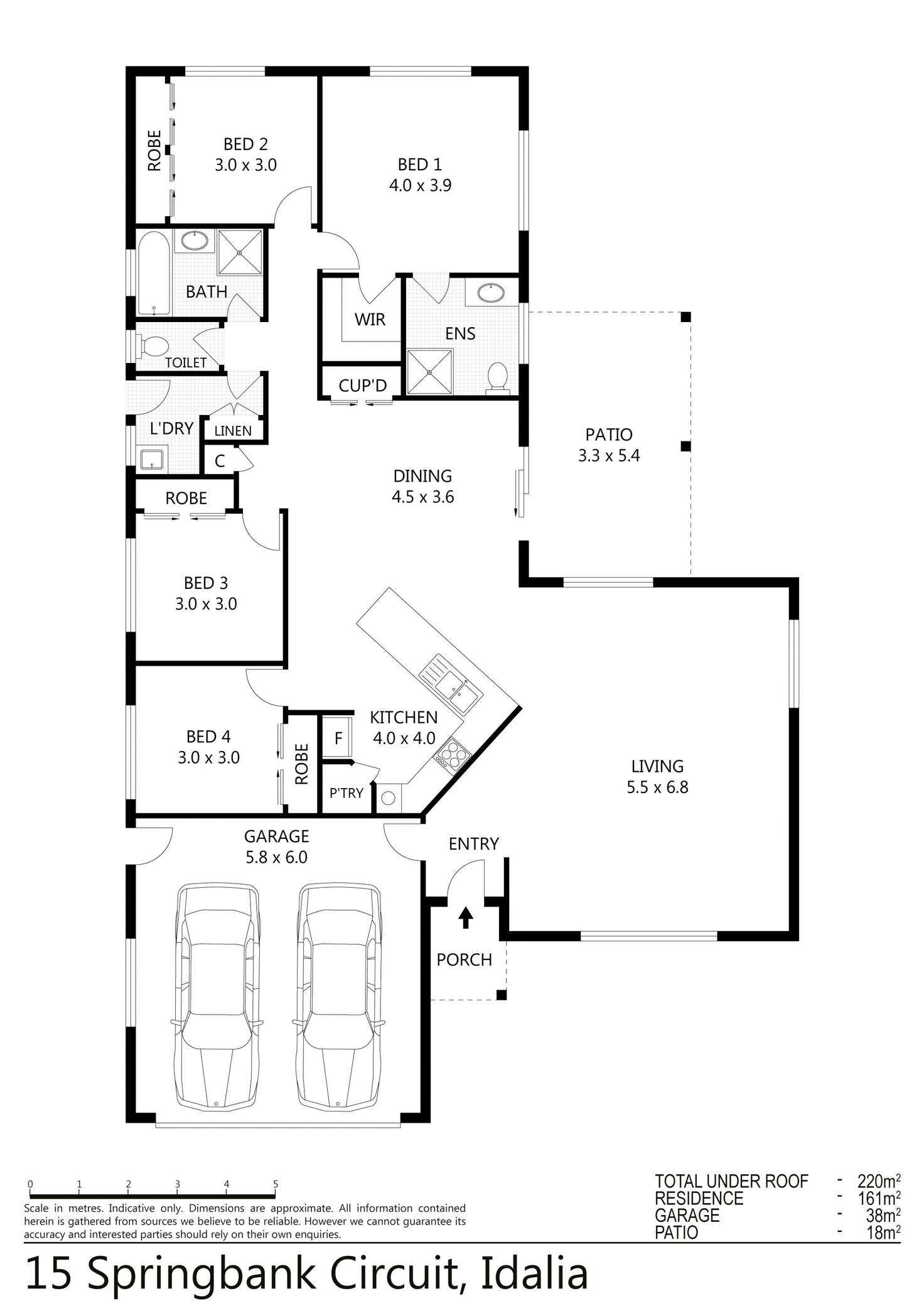 Floorplan of Homely house listing, 15 Springbank Circuit, Idalia QLD 4811