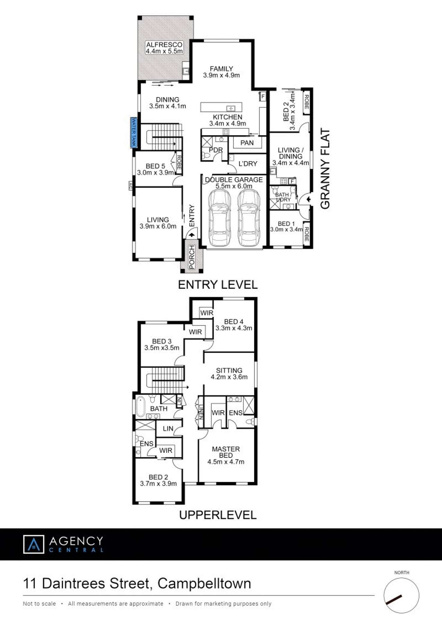 Floorplan of Homely house listing, 11 Daintrees Street, Campbelltown NSW 2560