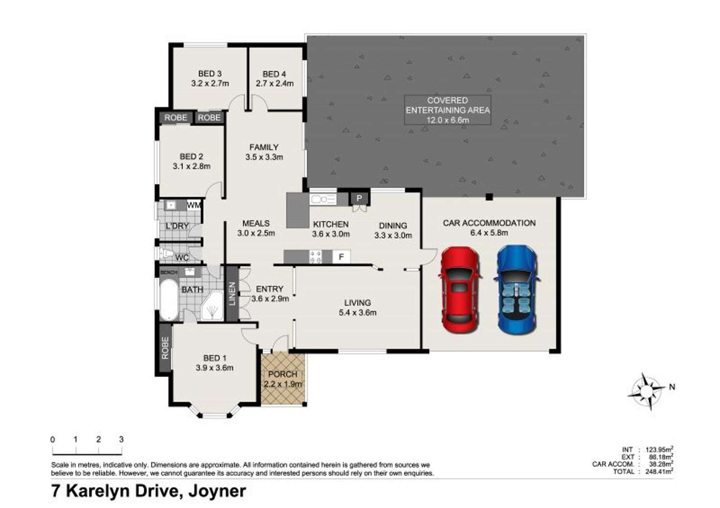 Floorplan of Homely house listing, 7 Karelyn Drive, Joyner QLD 4500