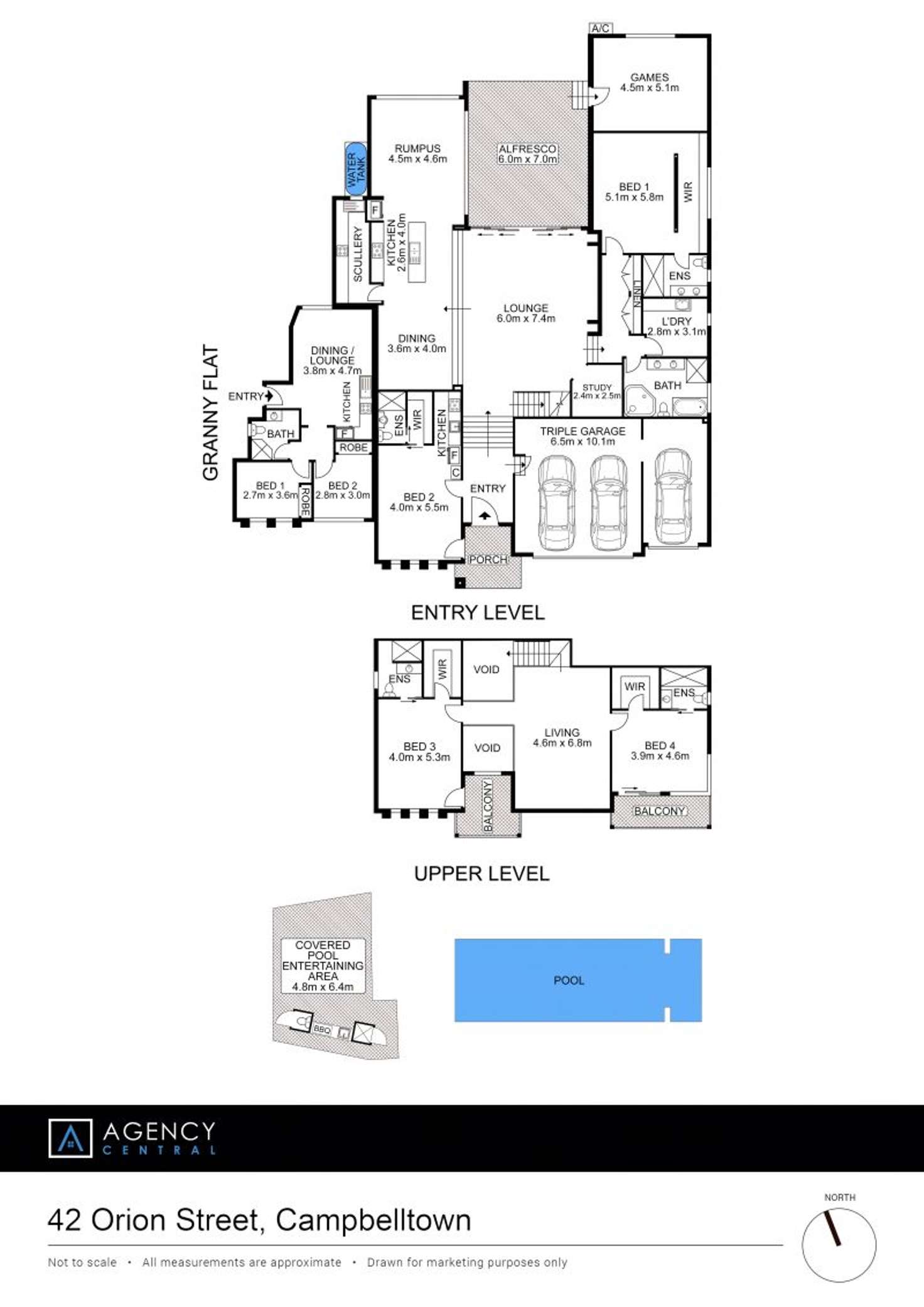 Floorplan of Homely other listing, 42 Orion Street, Campbelltown NSW 2560