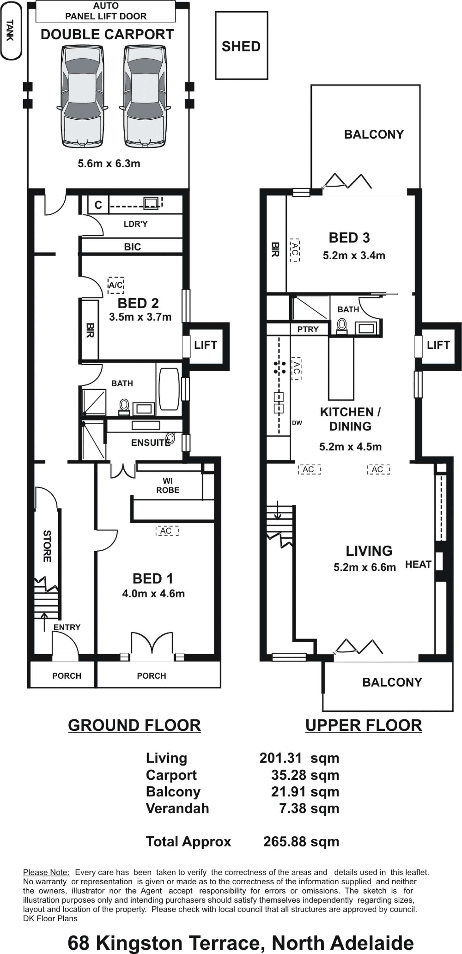 Floorplan of Homely house listing, 68 Kingston Terrace, North Adelaide SA 5006