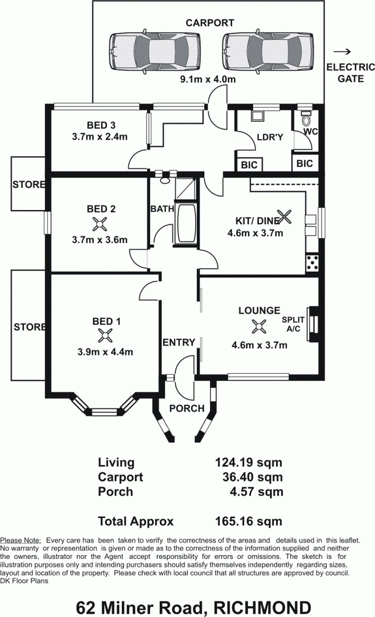 Floorplan of Homely house listing, 62 Milner Road, Richmond SA 5033