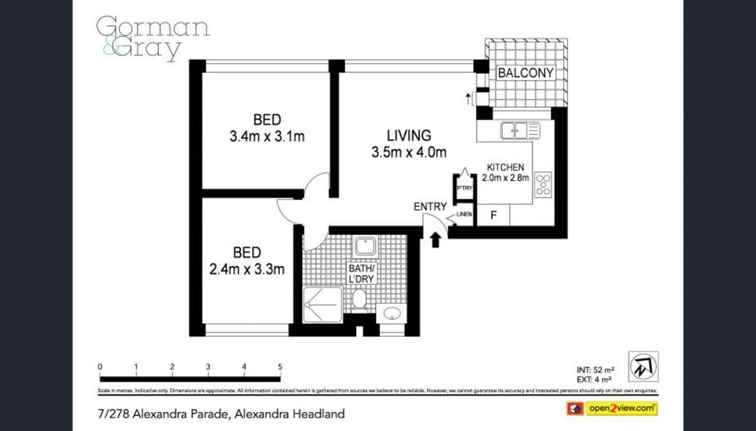 Floorplan of Homely unit listing, 7/278 Alexandra Parade, Alexandra Headland QLD 4572