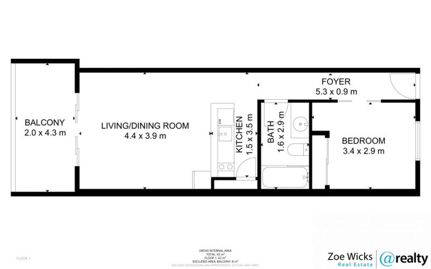 Floorplan of Homely apartment listing, 18/63-65 McLeod Street, Cairns City QLD 4870