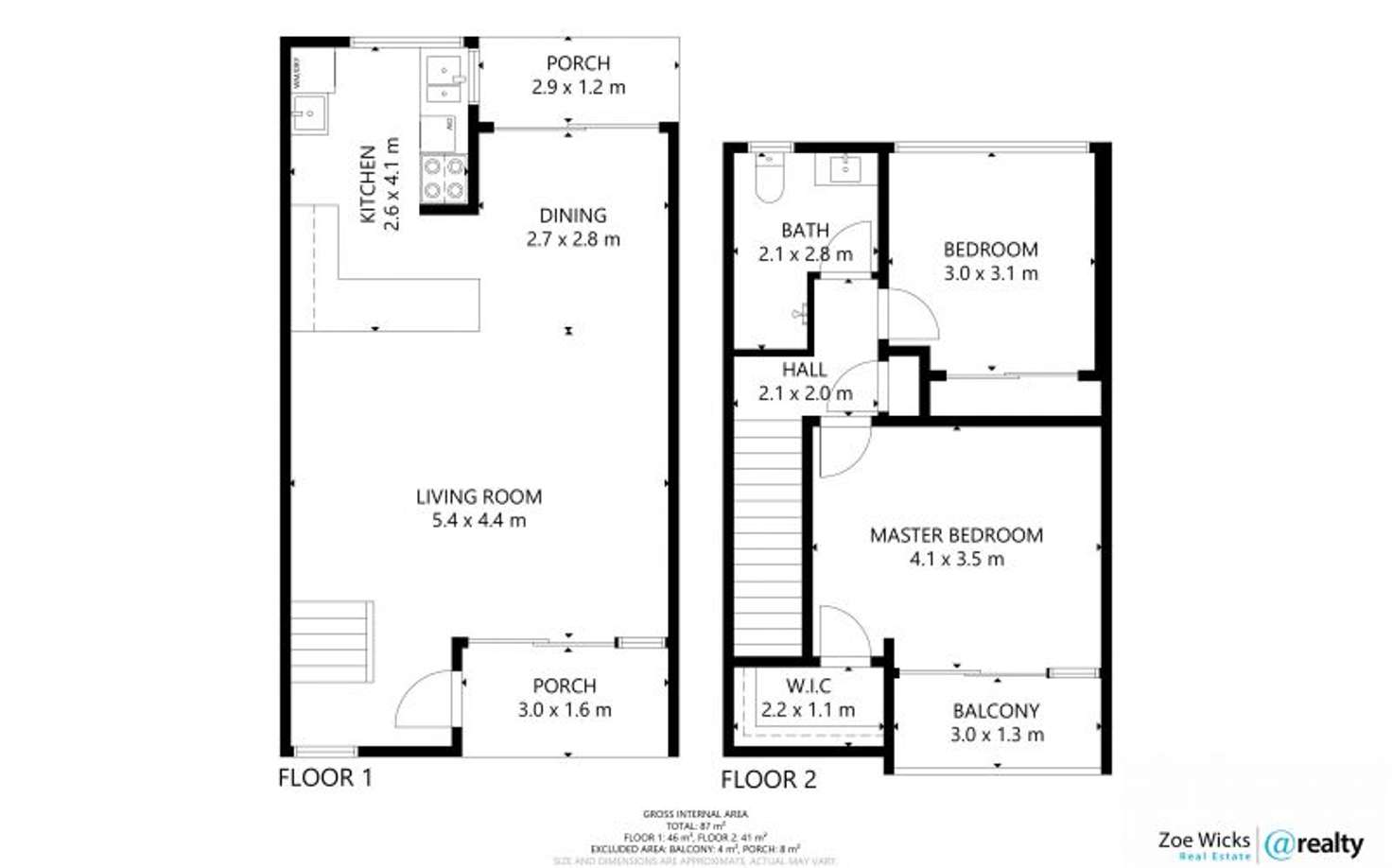 Floorplan of Homely townhouse listing, 2/3 Maytown Close, Manoora QLD 4870