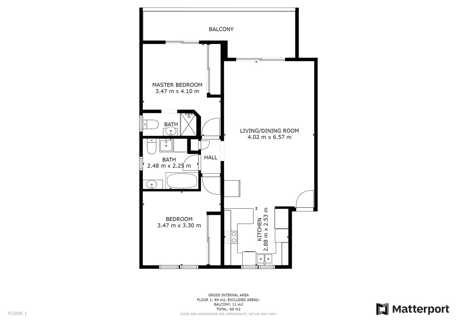 Floorplan of Homely unit listing, 6/55 Hows Road, Nundah QLD 4012