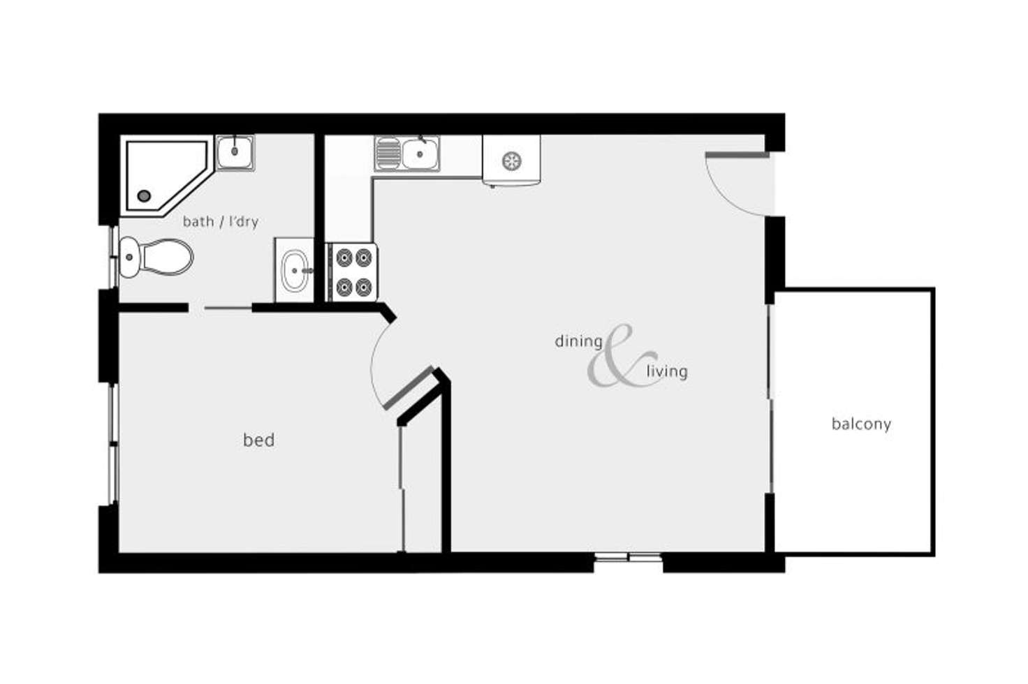 Floorplan of Homely unit listing, 7/217 Spence Street, Bungalow QLD 4870