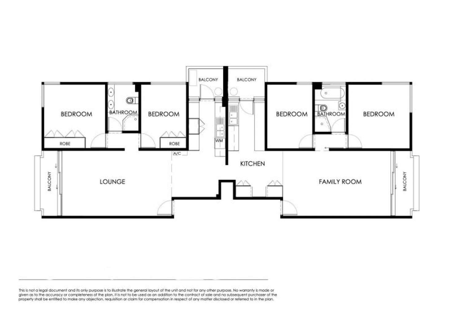 Floorplan of Homely apartment listing, 11-13 Diamond Bay Road, Vaucluse NSW 2030