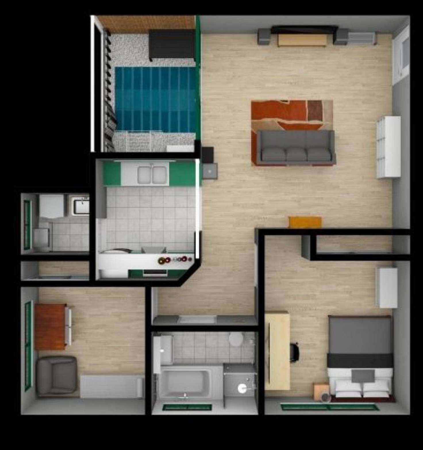 Floorplan of Homely unit listing, 9/10-12 Bailey Street, Westmead NSW 2145