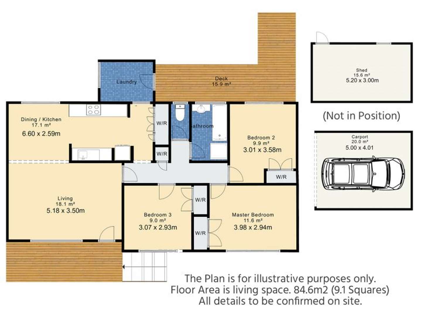 Floorplan of Homely house listing, 6 Baden Powell Drive, Healesville VIC 3777