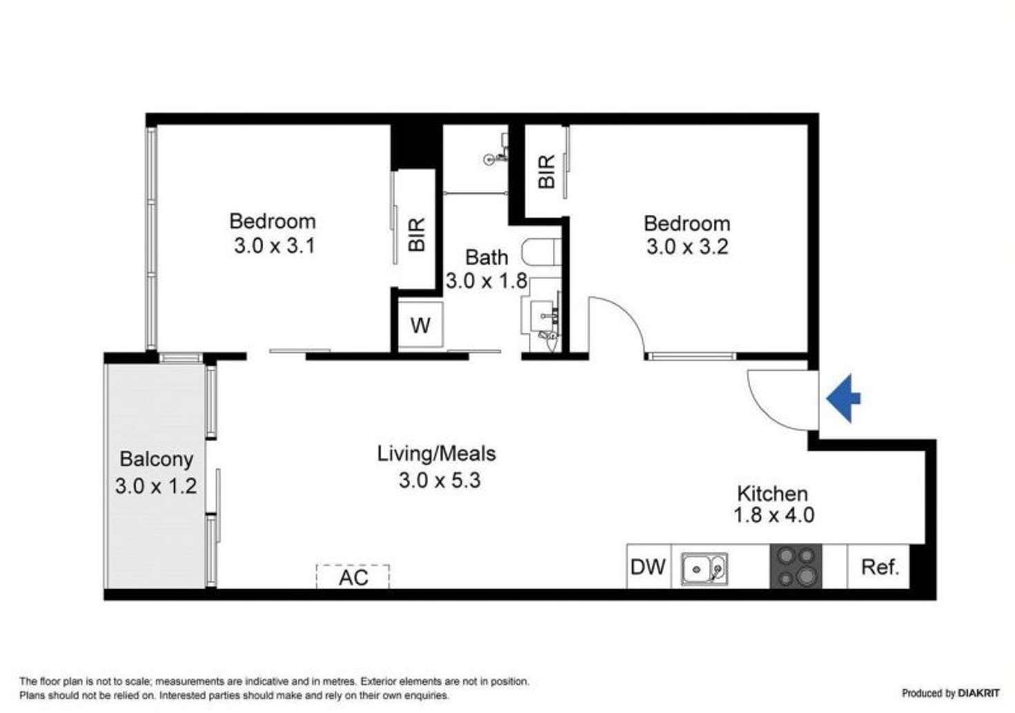 Floorplan of Homely apartment listing, 3203/241 City Road, Southbank VIC 3006