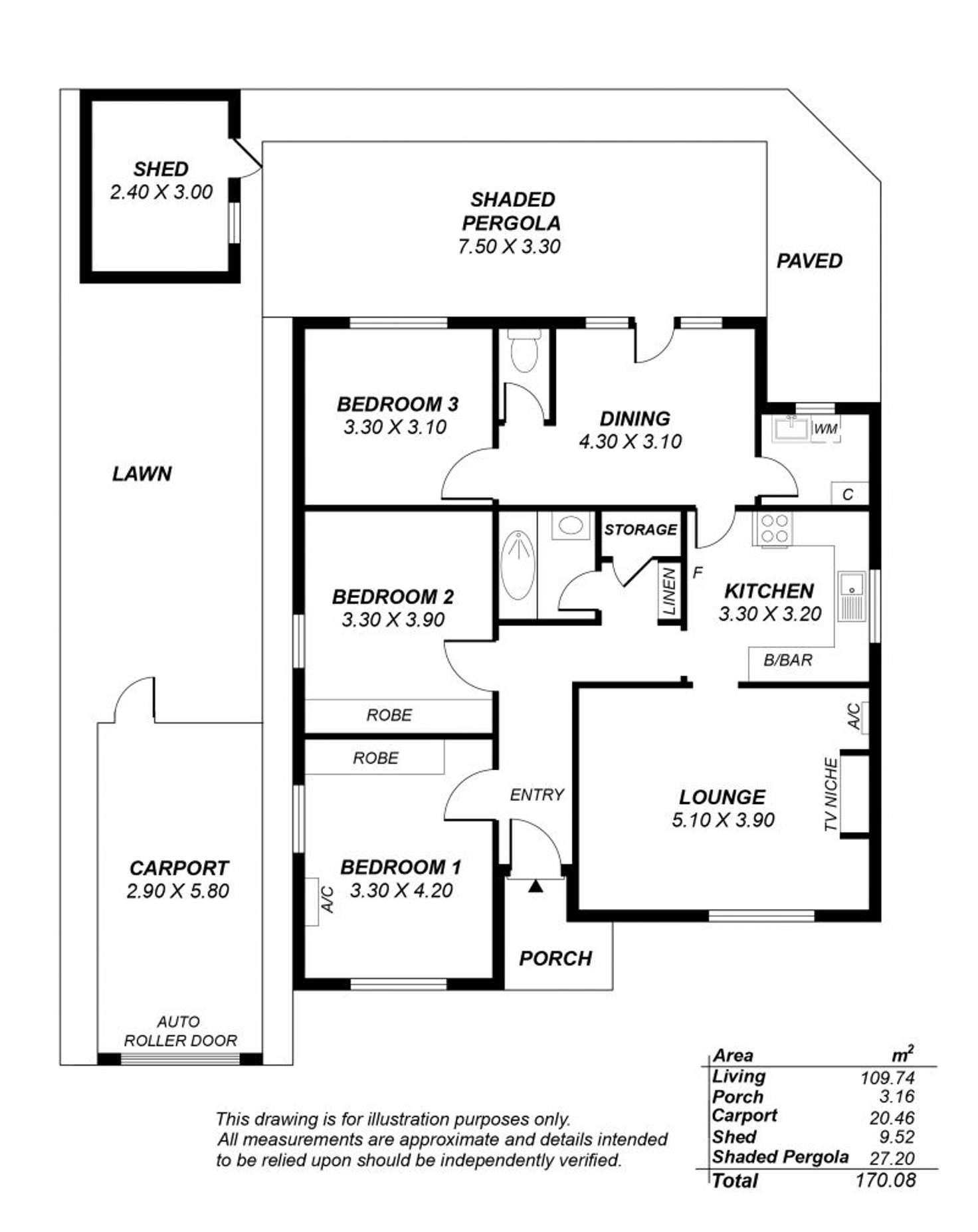 Floorplan of Homely house listing, 46 Murray Terrace, Oaklands Park SA 5046