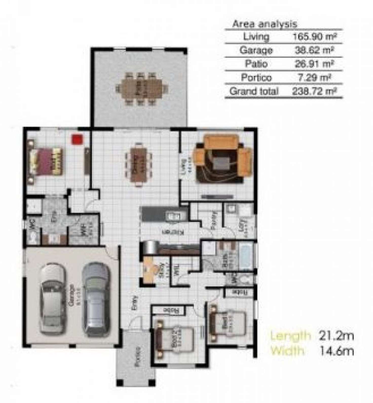 Floorplan of Homely house listing, 18 Inverway Circuit, Farrar NT 830