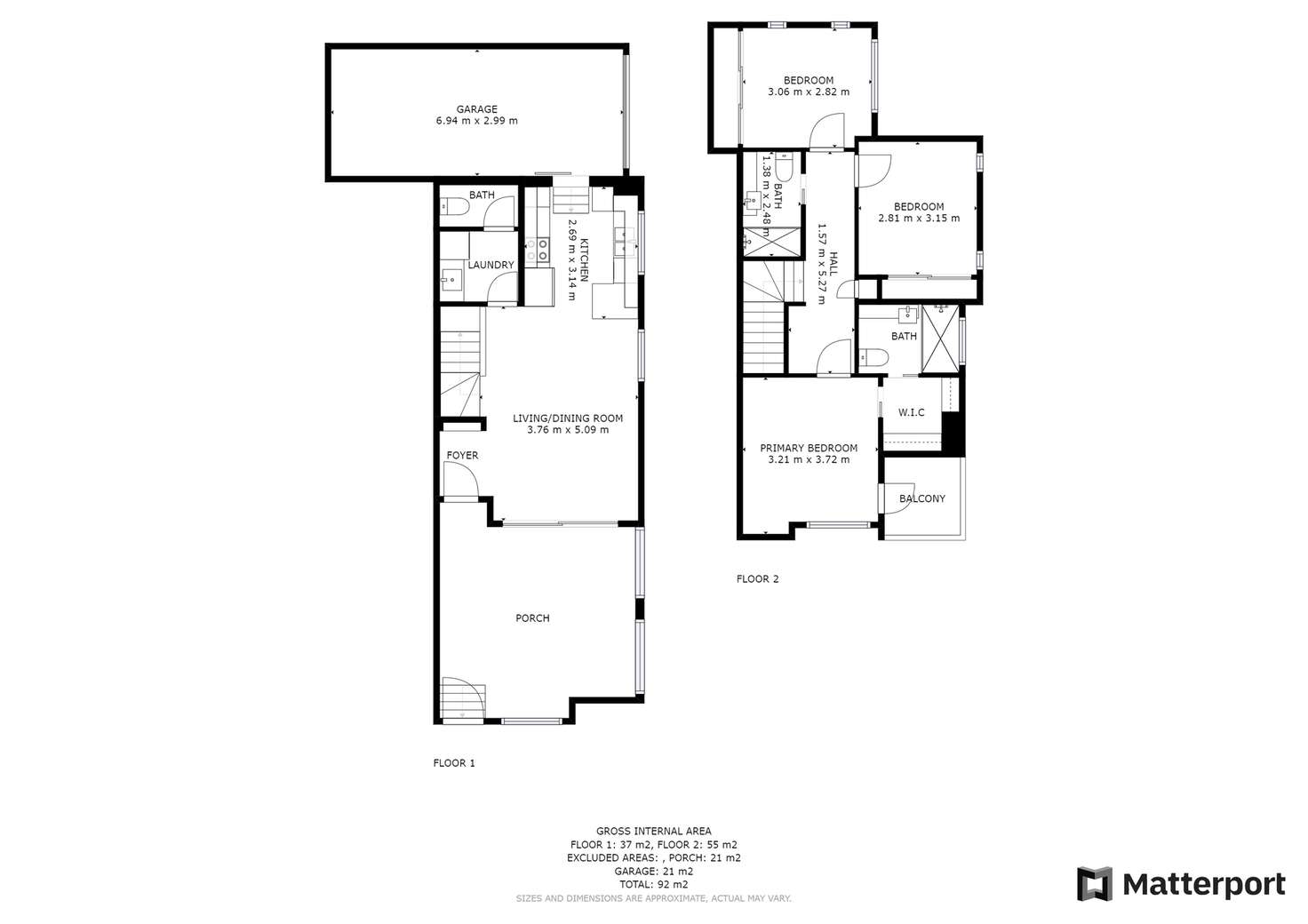 Floorplan of Homely townhouse listing, 1/25 Cambridge Street, Carina Heights QLD 4152