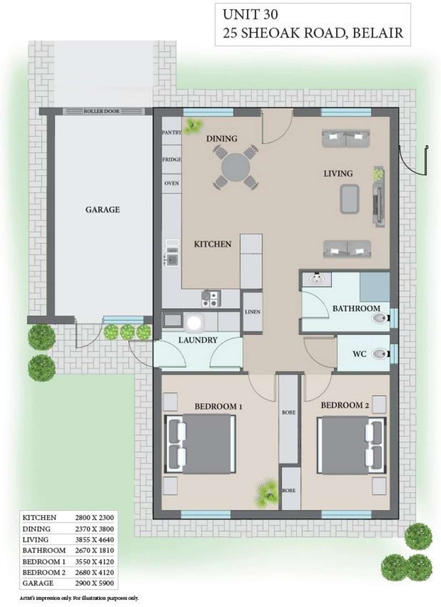 Floorplan of Homely retirement listing, 25 Sheoak Road, Belair SA 5052