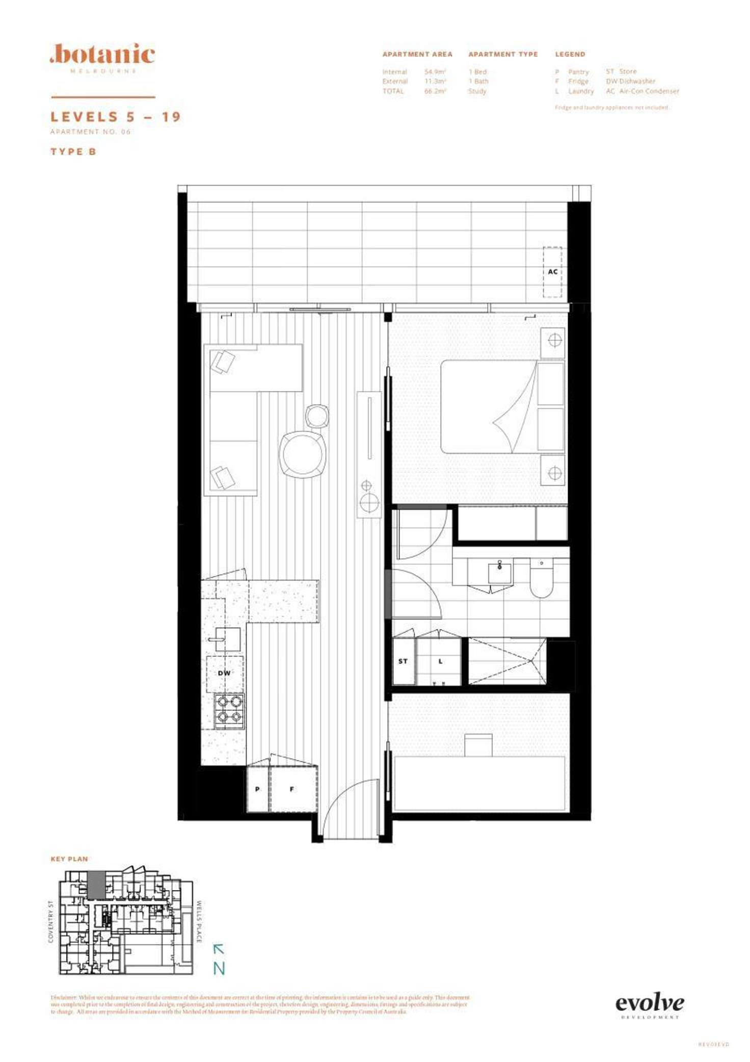 Floorplan of Homely apartment listing, 1106/25 Coventry Street, Southbank VIC 3006