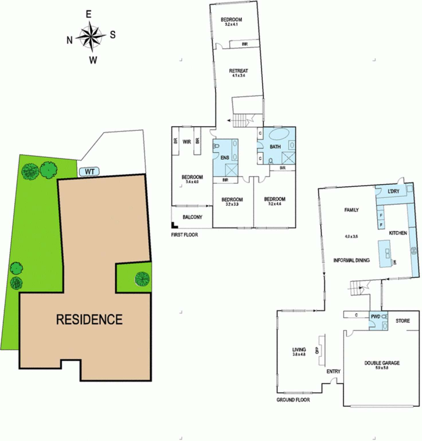Floorplan of Homely house listing, 16 Collins Street, Kew VIC 3101