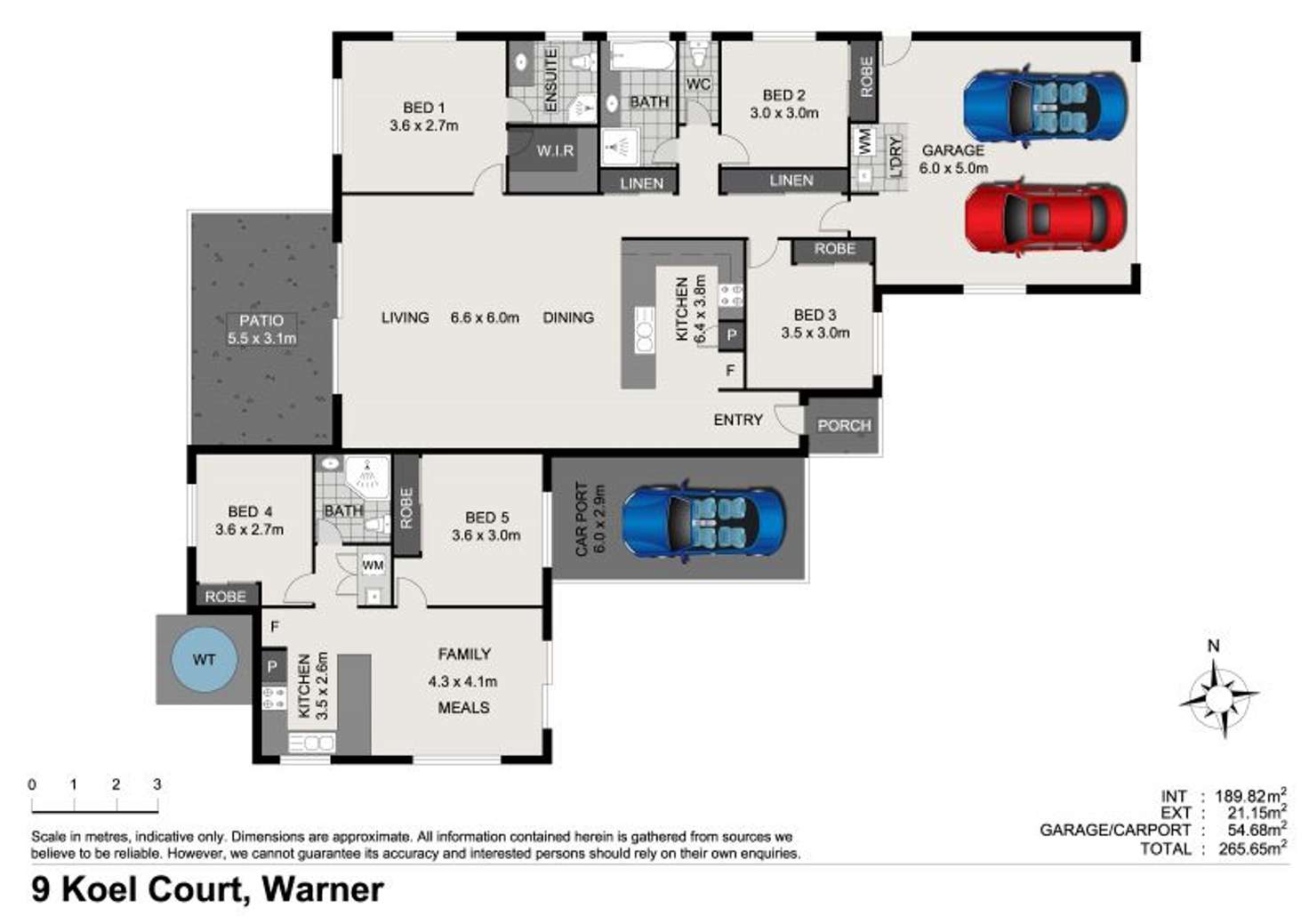 Floorplan of Homely house listing, 9 Koel Court, Warner QLD 4500