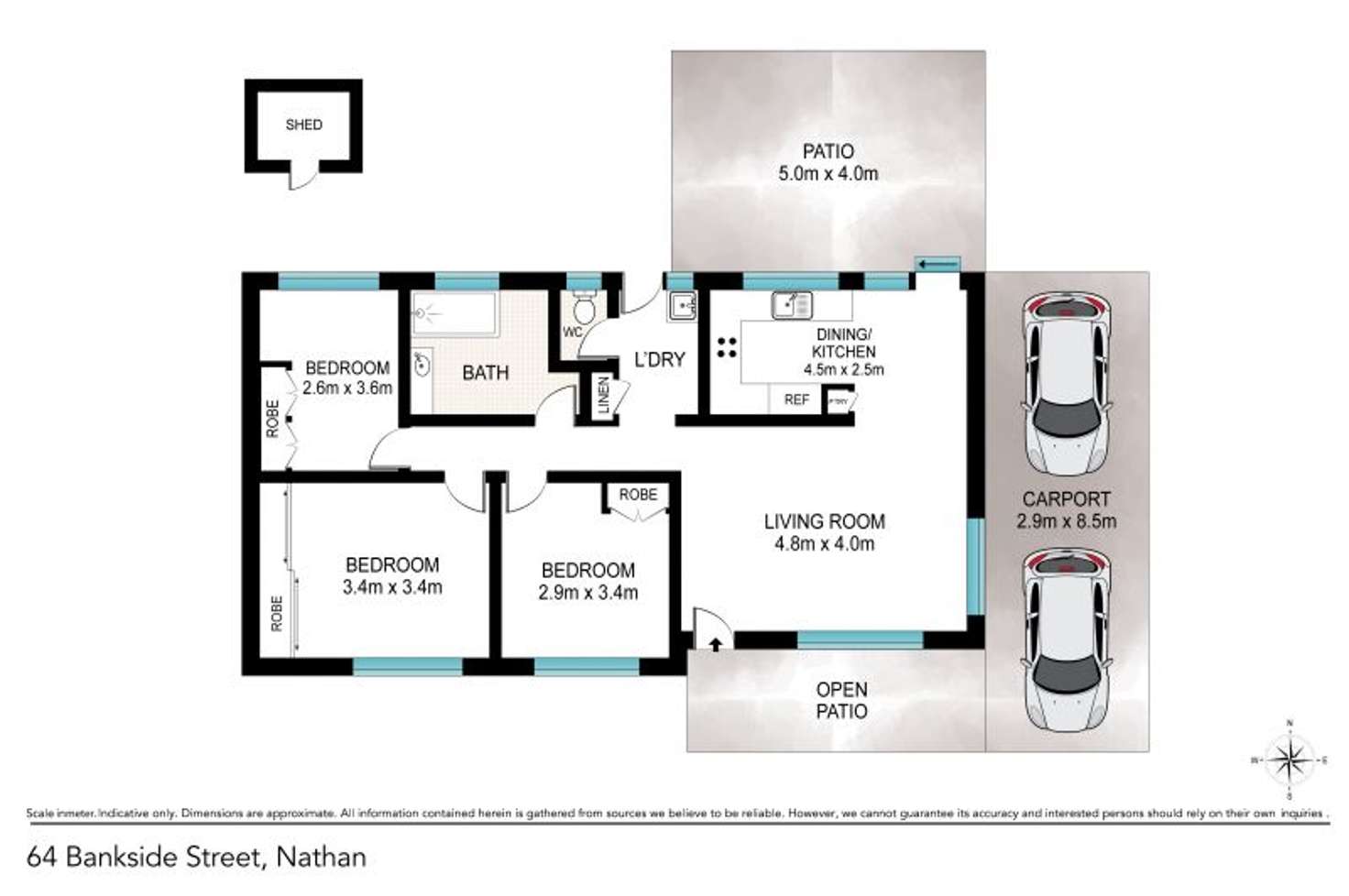 Floorplan of Homely house listing, 64 Bankside Street, Nathan QLD 4111