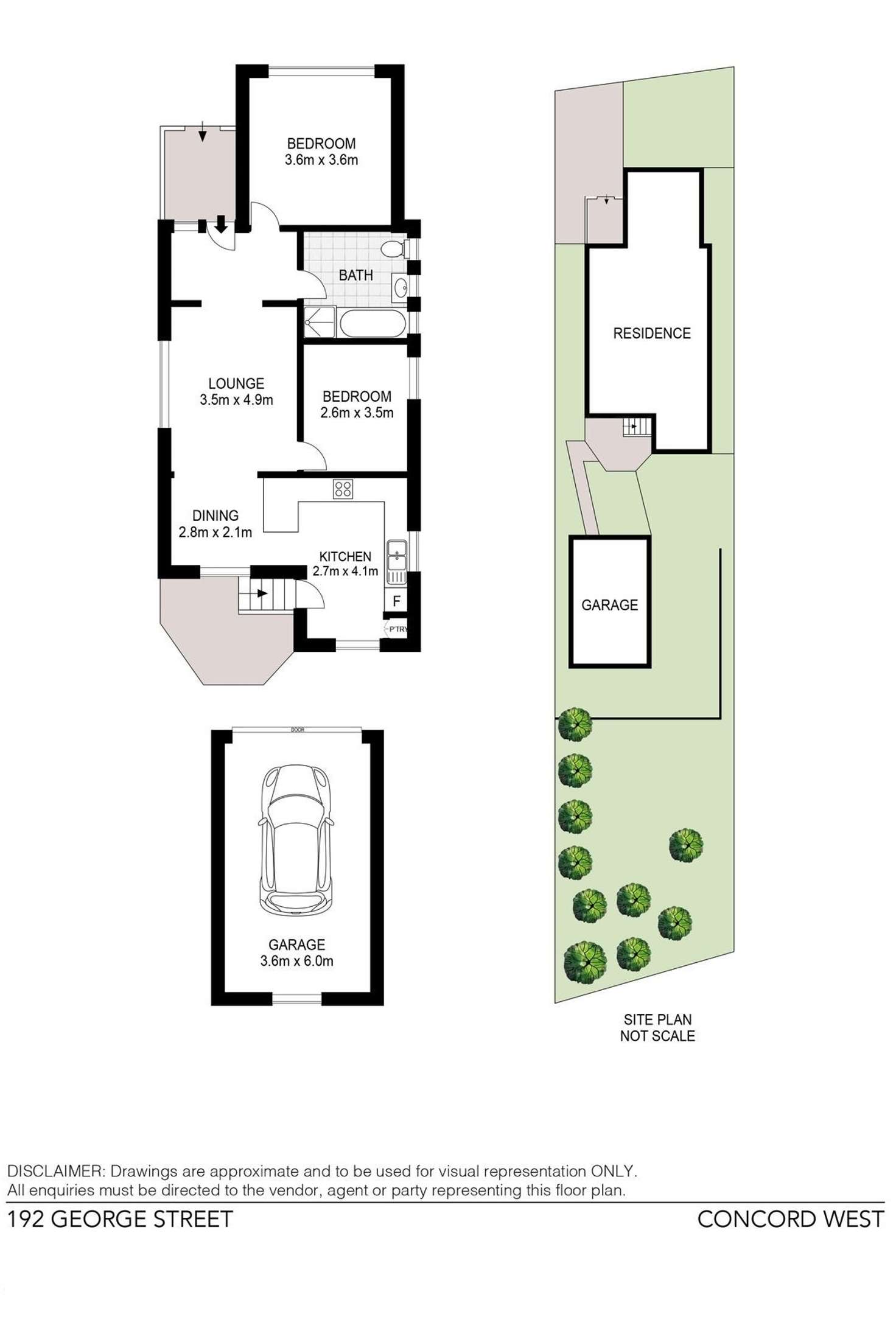 Floorplan of Homely house listing, 192 George Street, Concord West NSW 2138