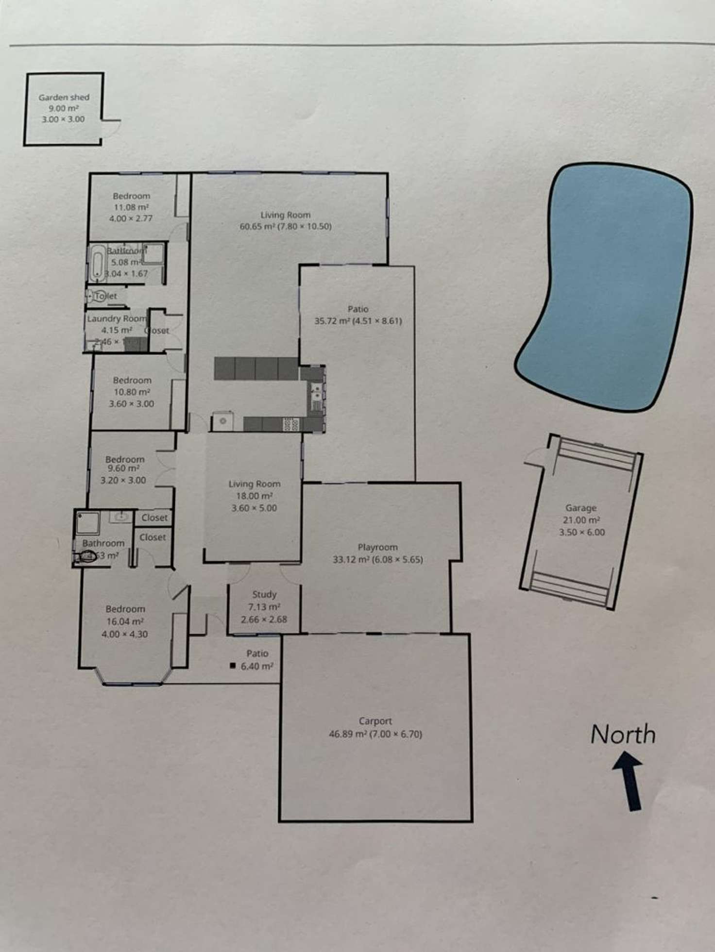 Floorplan of Homely house listing, 4 Harold Court, Rothwell QLD 4022