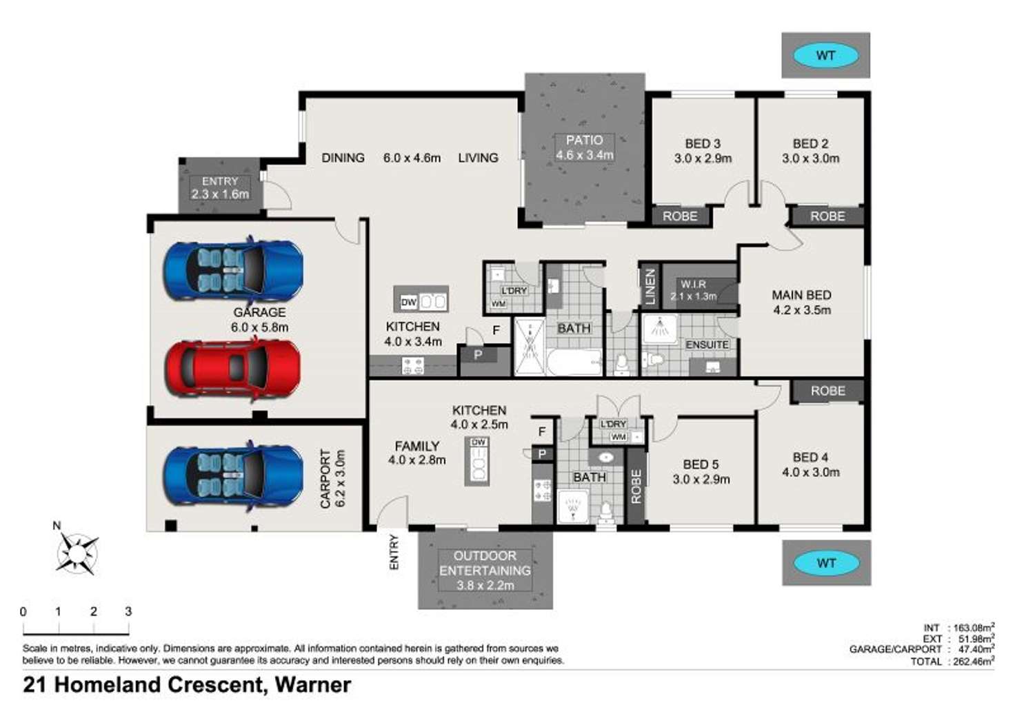 Floorplan of Homely house listing, 21 Homeland Crescent, Warner QLD 4500