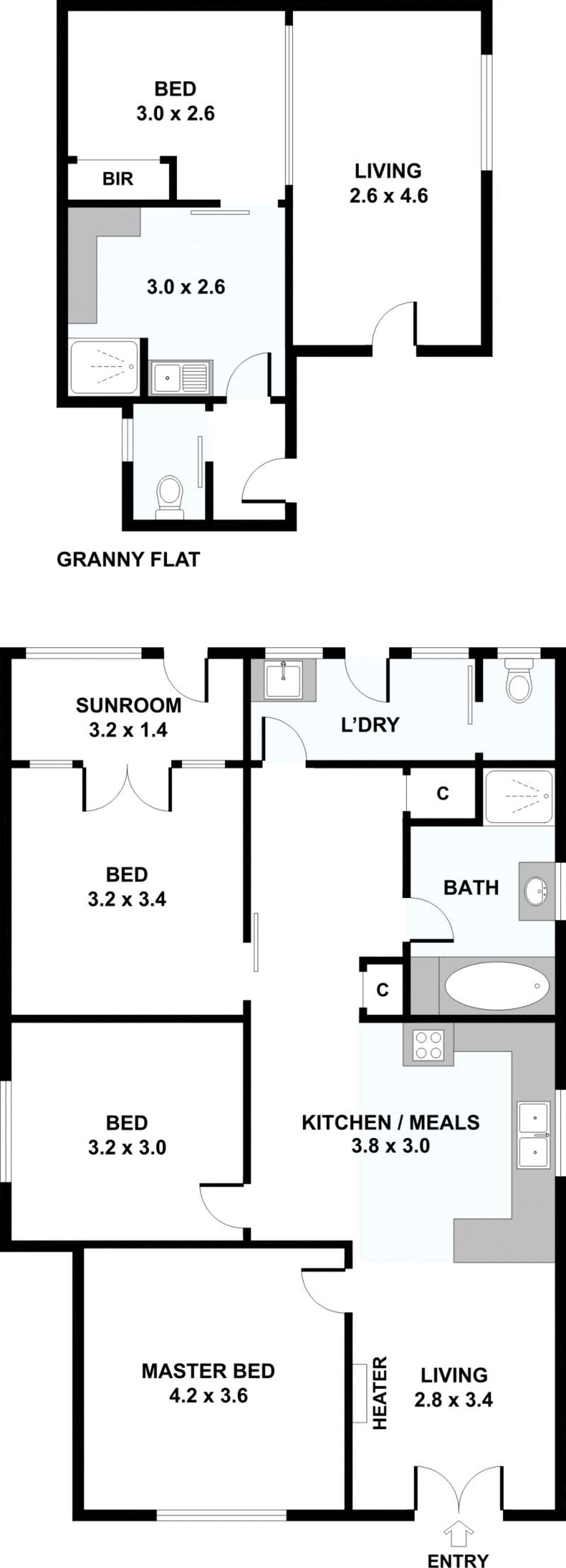 Floorplan of Homely house listing, 8 Balmoral Street, Laverton VIC 3028