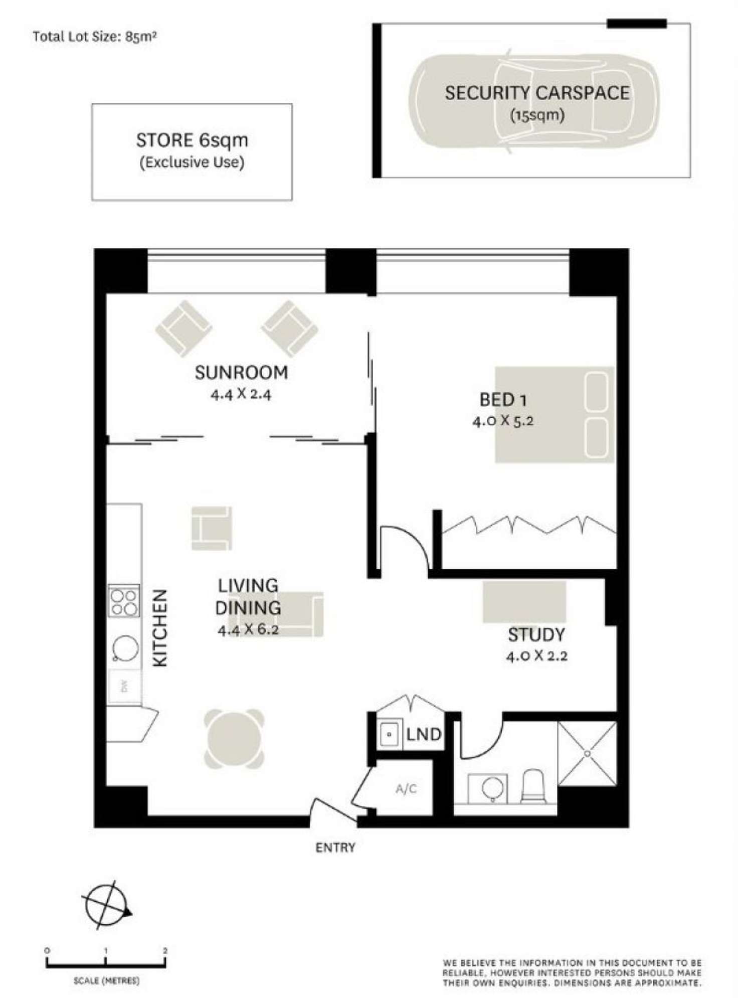 Floorplan of Homely apartment listing, 104/380 Harris Street, Pyrmont NSW 2009