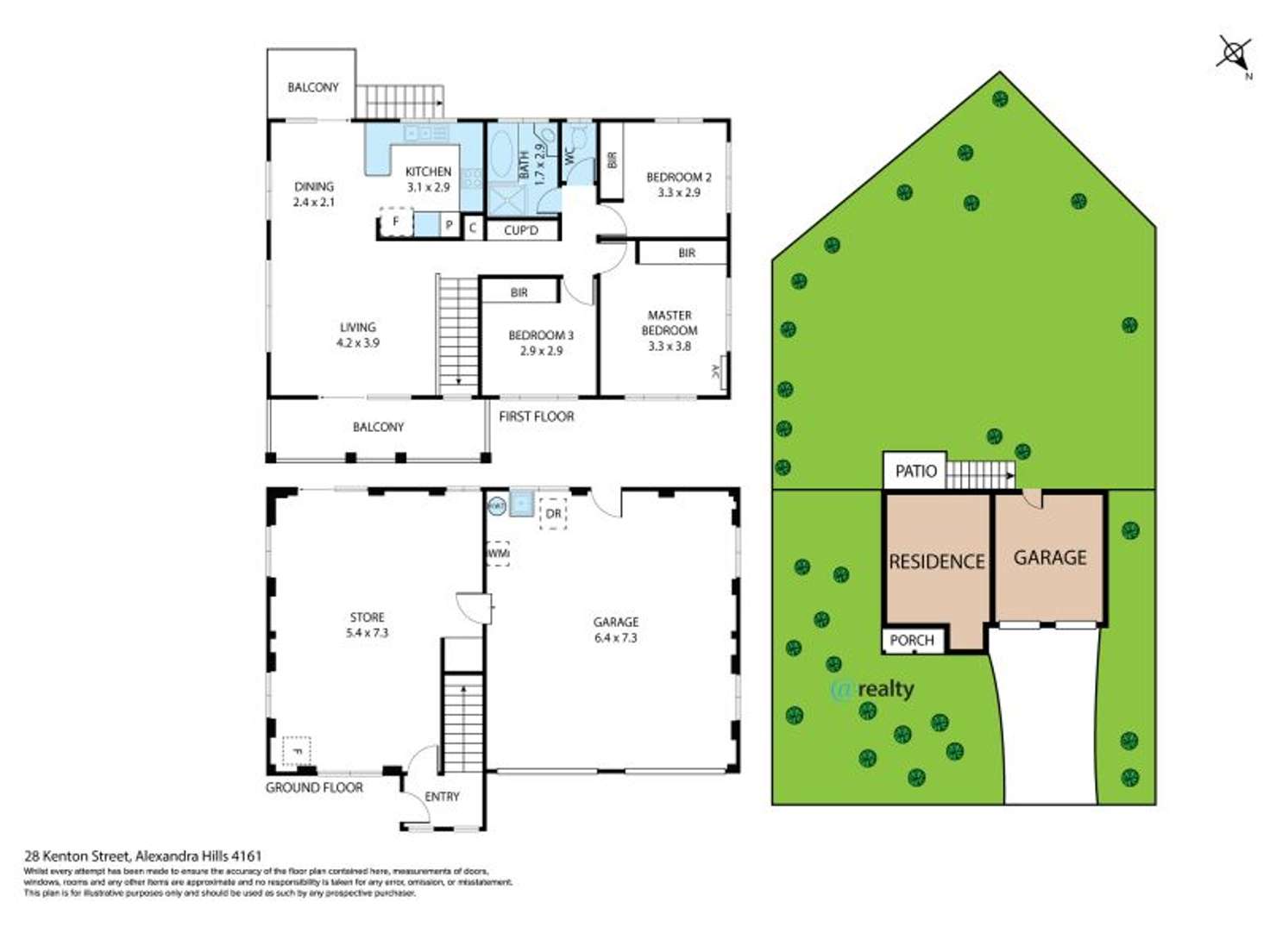 Floorplan of Homely house listing, 28 Kenton Street, Alexandra Hills QLD 4161