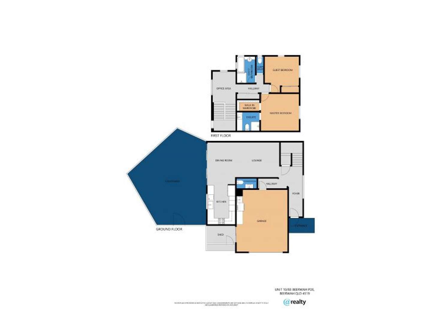 Floorplan of Homely townhouse listing, Unit 10/83 Beerwah Parade, Beerwah QLD 4519
