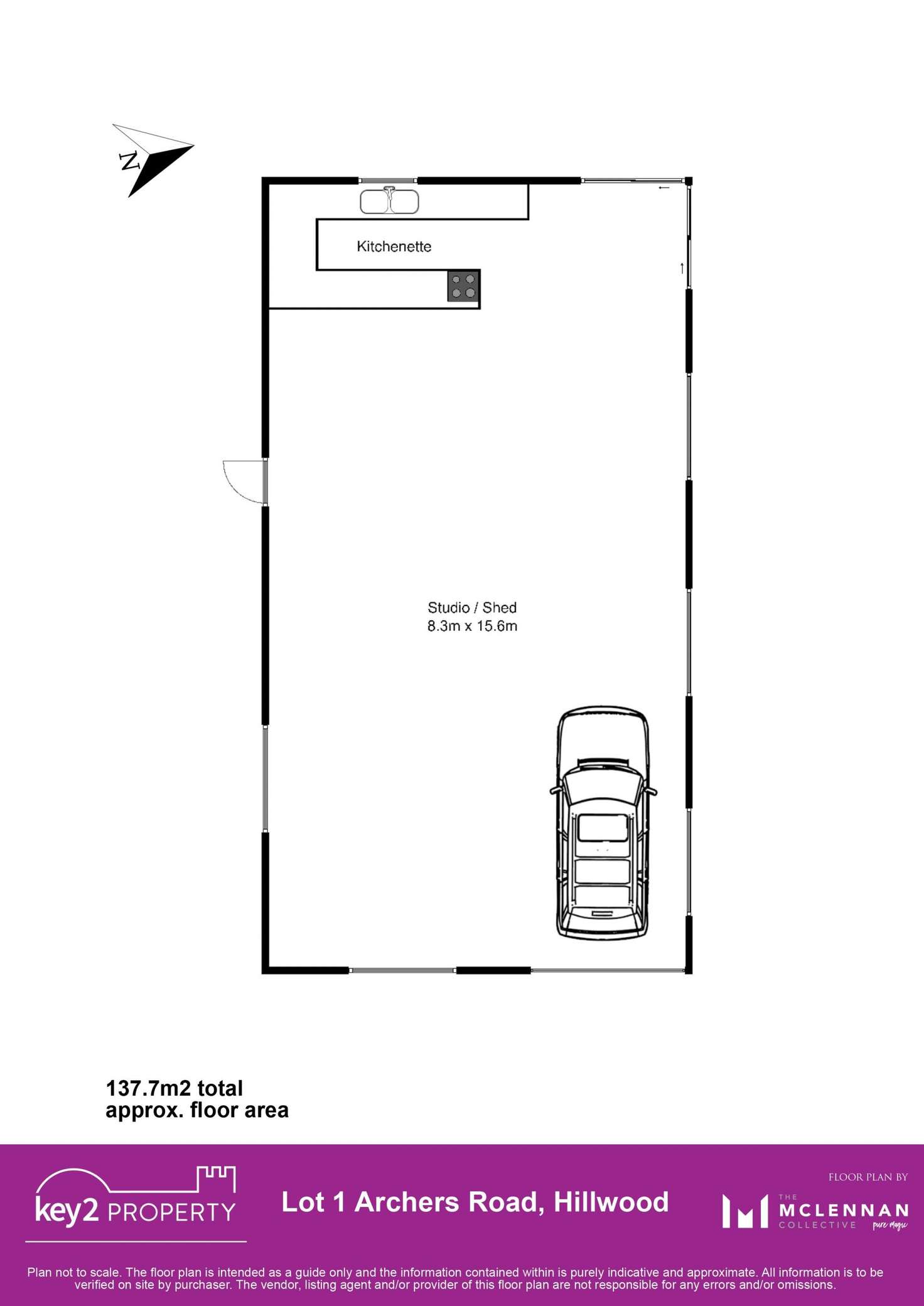 Floorplan of Homely residentialLand listing, Archers Road, Hillwood TAS 7252