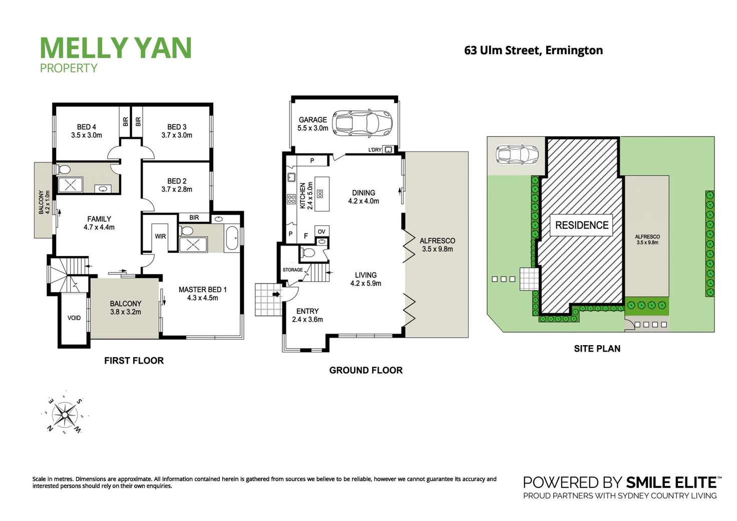 Floorplan of Homely semiDetached listing, 63 Ulm Street, Ermington NSW 2115