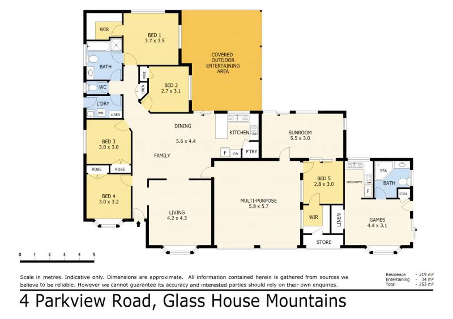 Floorplan of Homely house listing, 4 Parkview Road, Glass House Mountains QLD 4518