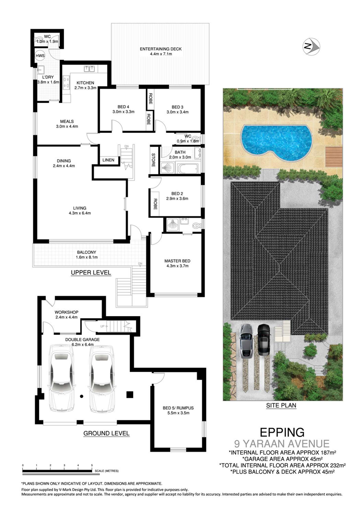 Floorplan of Homely house listing, 9 Yaraan Avenue, Epping NSW 2121