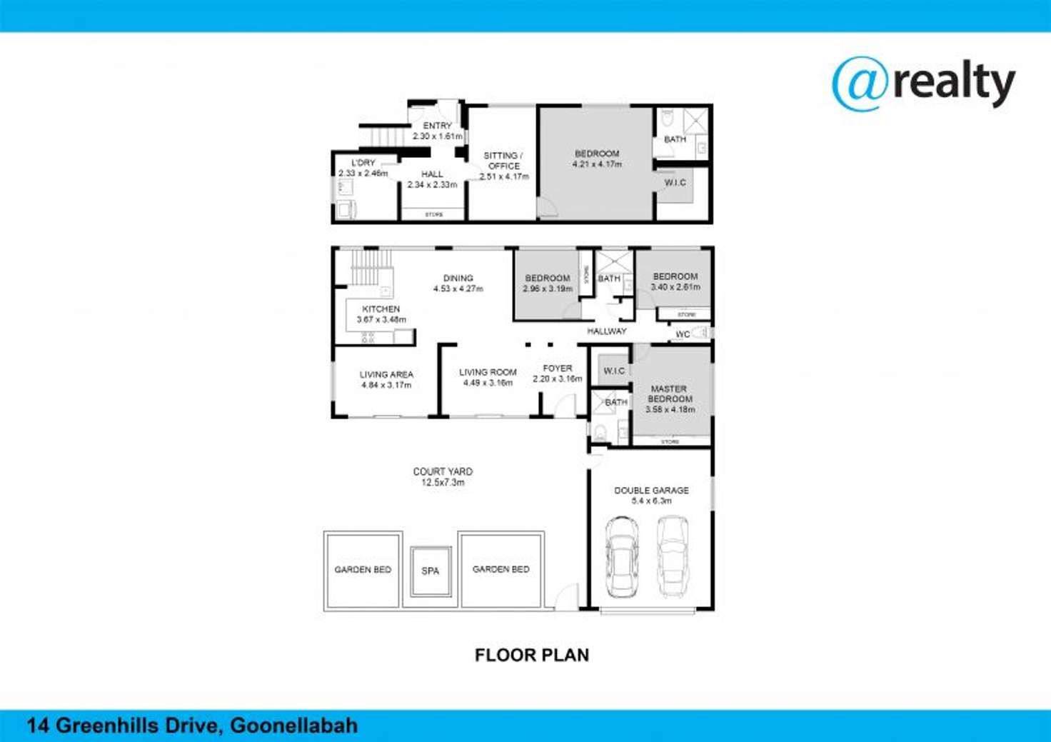 Floorplan of Homely house listing, 14 Greenhills Drive, Goonellabah NSW 2480