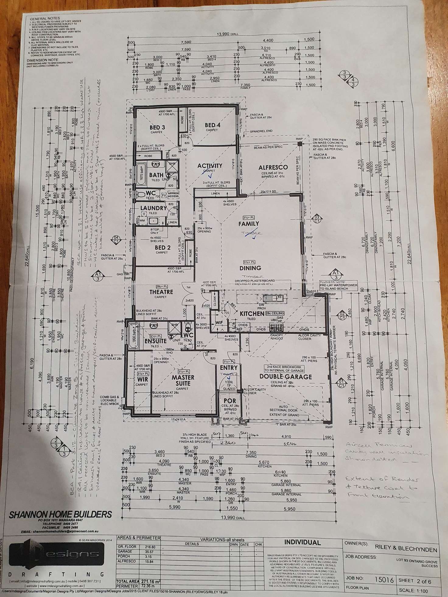 Floorplan of Homely house listing, 13 Ontario Grove, Success WA 6164