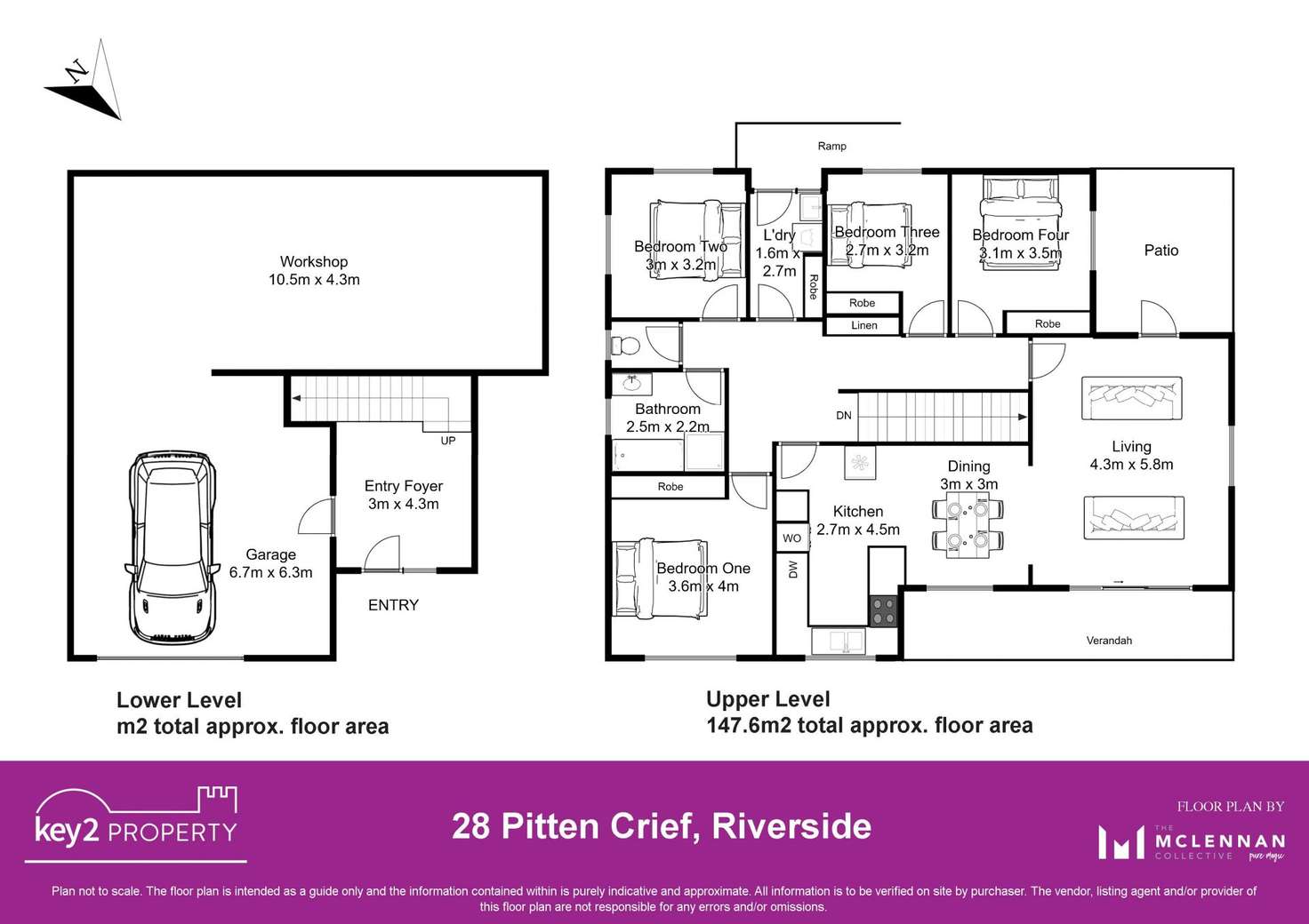 Floorplan of Homely house listing, 28 Pitten Crief, Riverside TAS 7250