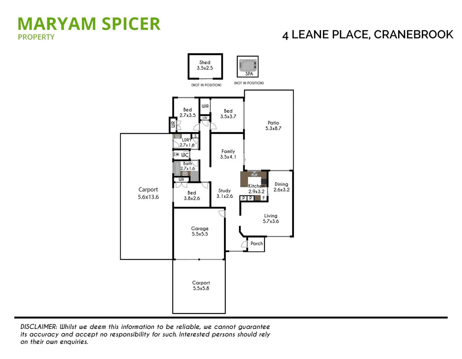Floorplan of Homely house listing, 4 Leane Place, Cranebrook NSW 2749