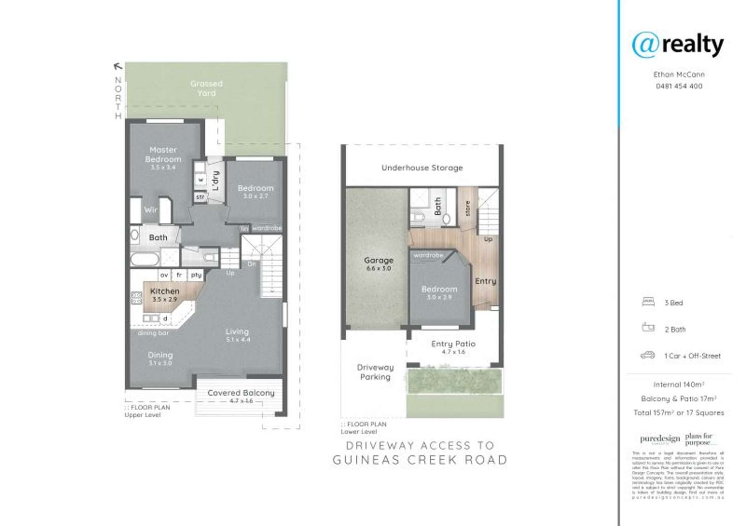 Floorplan of Homely townhouse listing, 3/232 Guineas Creek Road, Elanora QLD 4221