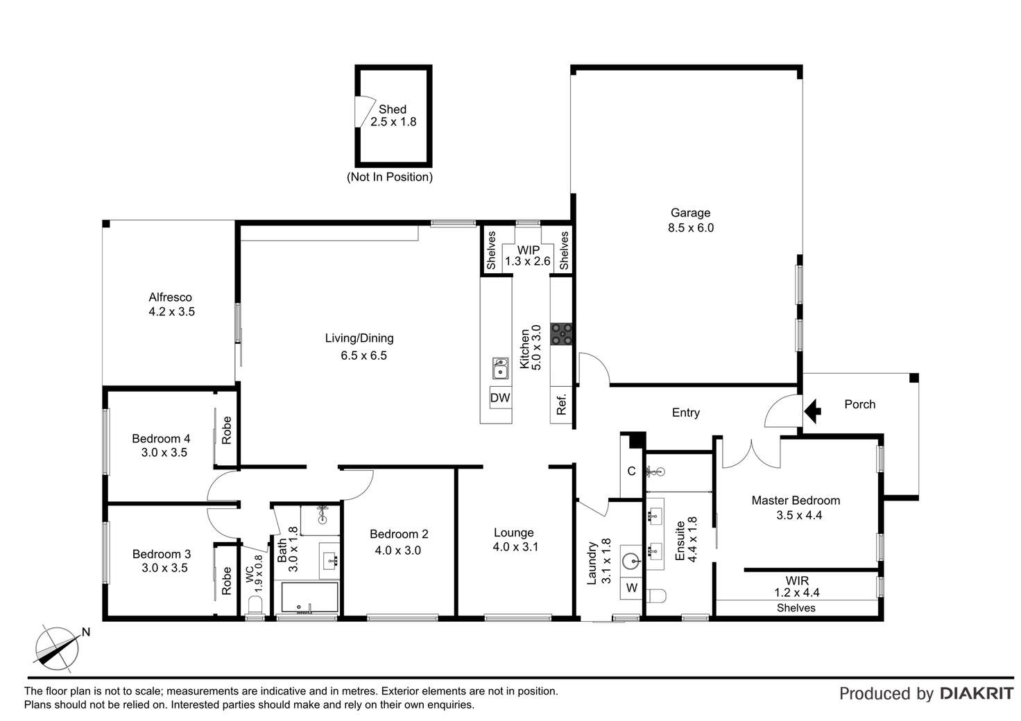 Floorplan of Homely house listing, 3 Clarendon Crescent, Wallan VIC 3756