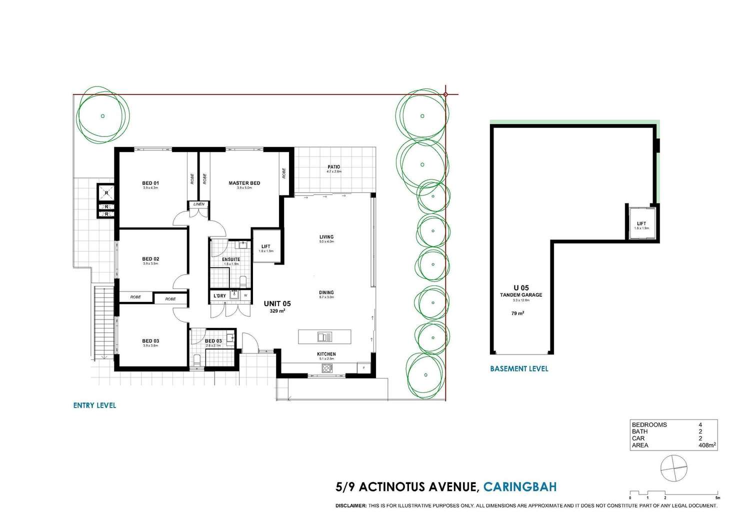 Floorplan of Homely villa listing, 5/9 Actinotus Avenue, Caringbah South NSW 2229