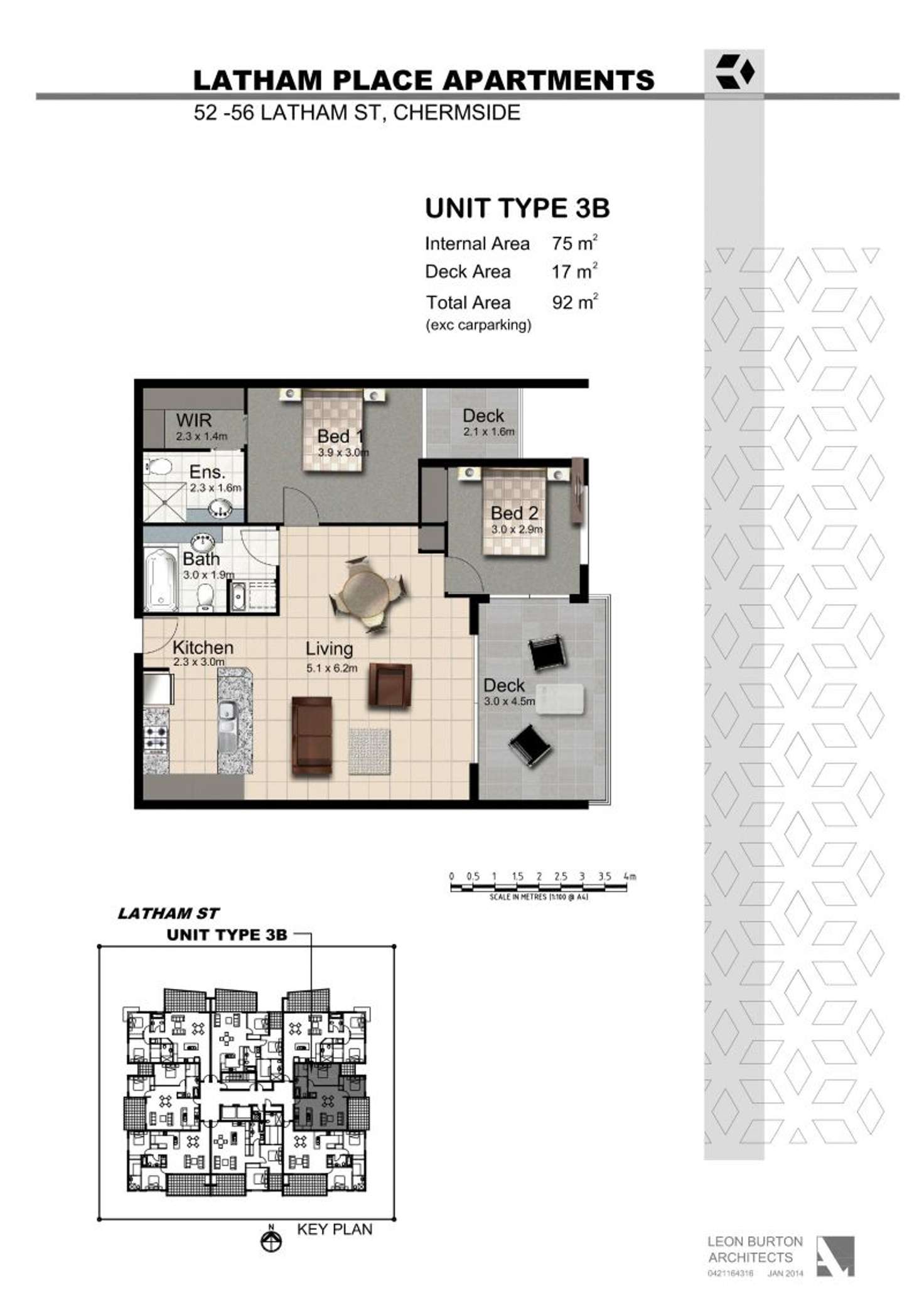 Floorplan of Homely unit listing, 17/52 Latham Street, Chermside QLD 4032