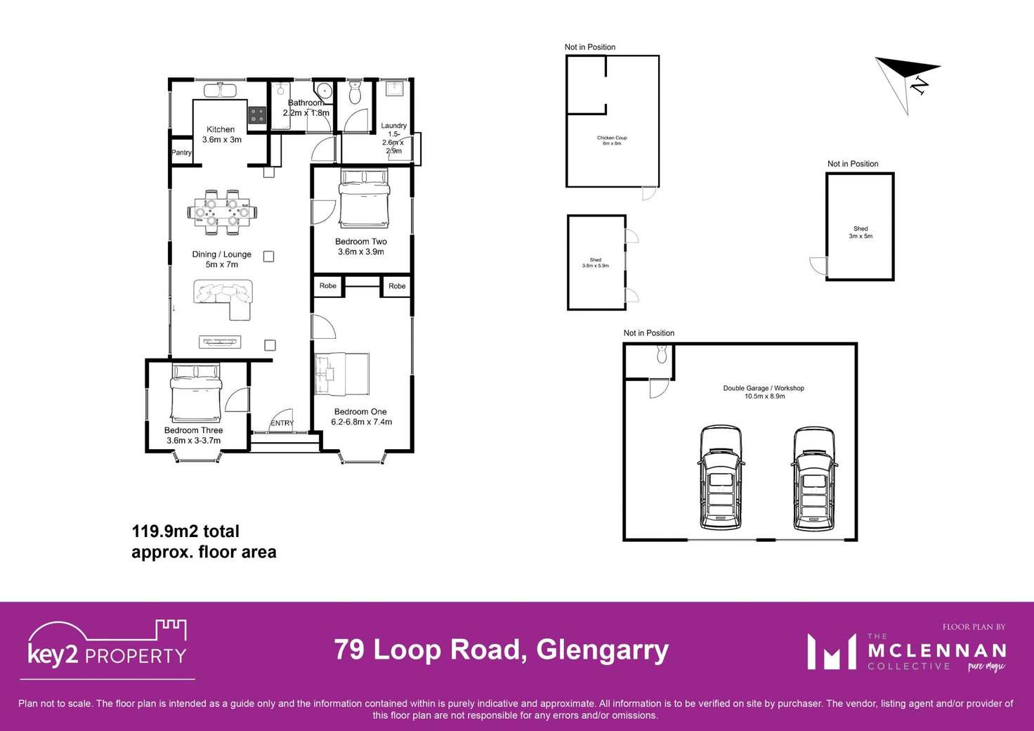 Floorplan of Homely house listing, 79 Loop Road, Glengarry TAS 7275
