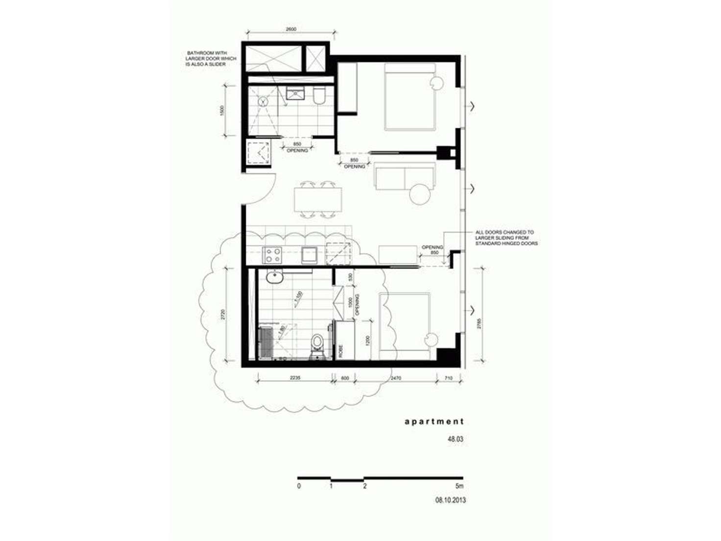 Floorplan of Homely apartment listing, 4803/568 Collins Street, Melbourne VIC 3000