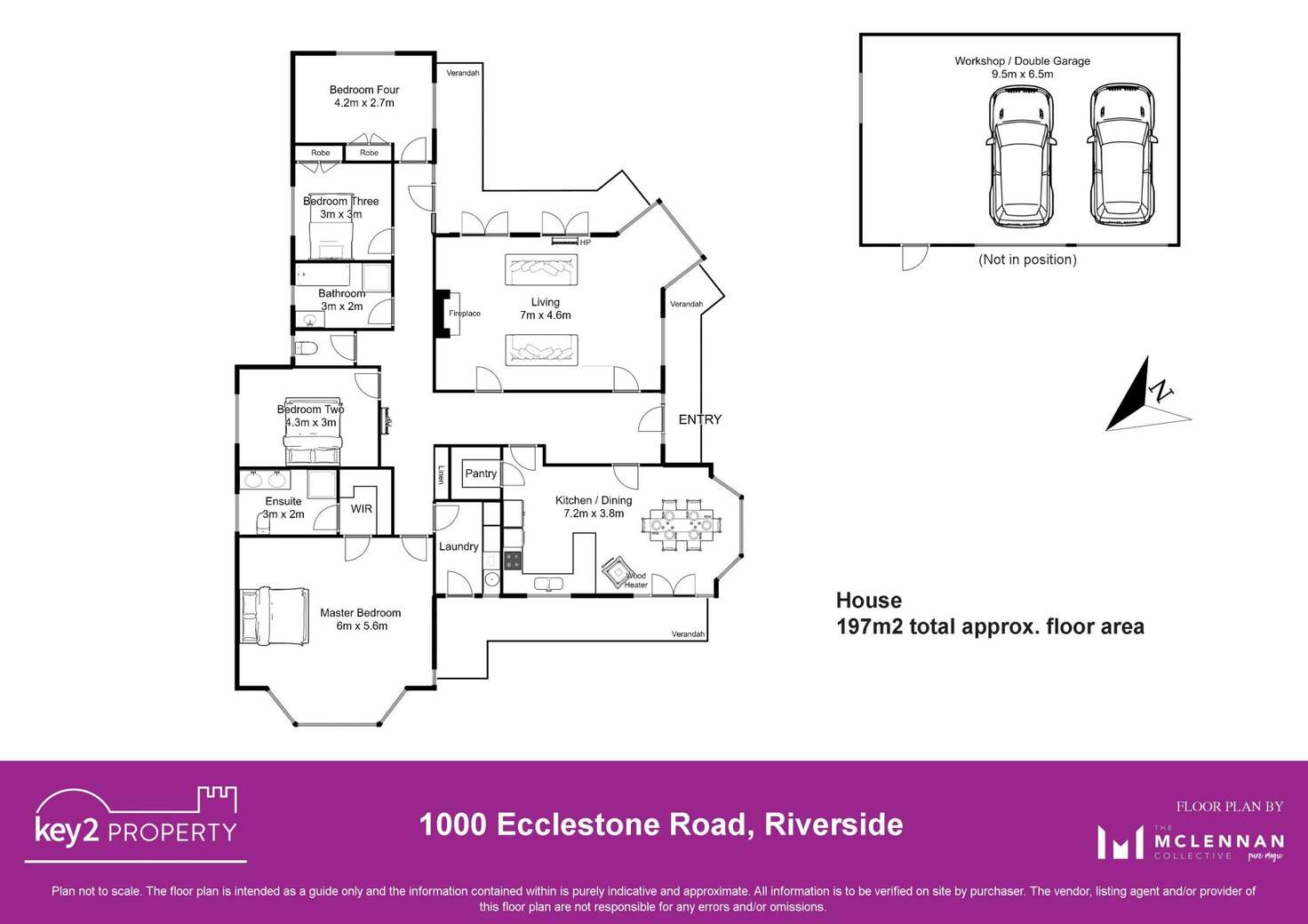 Floorplan of Homely house listing, 1000 Ecclestone Road, Riverside TAS 7250