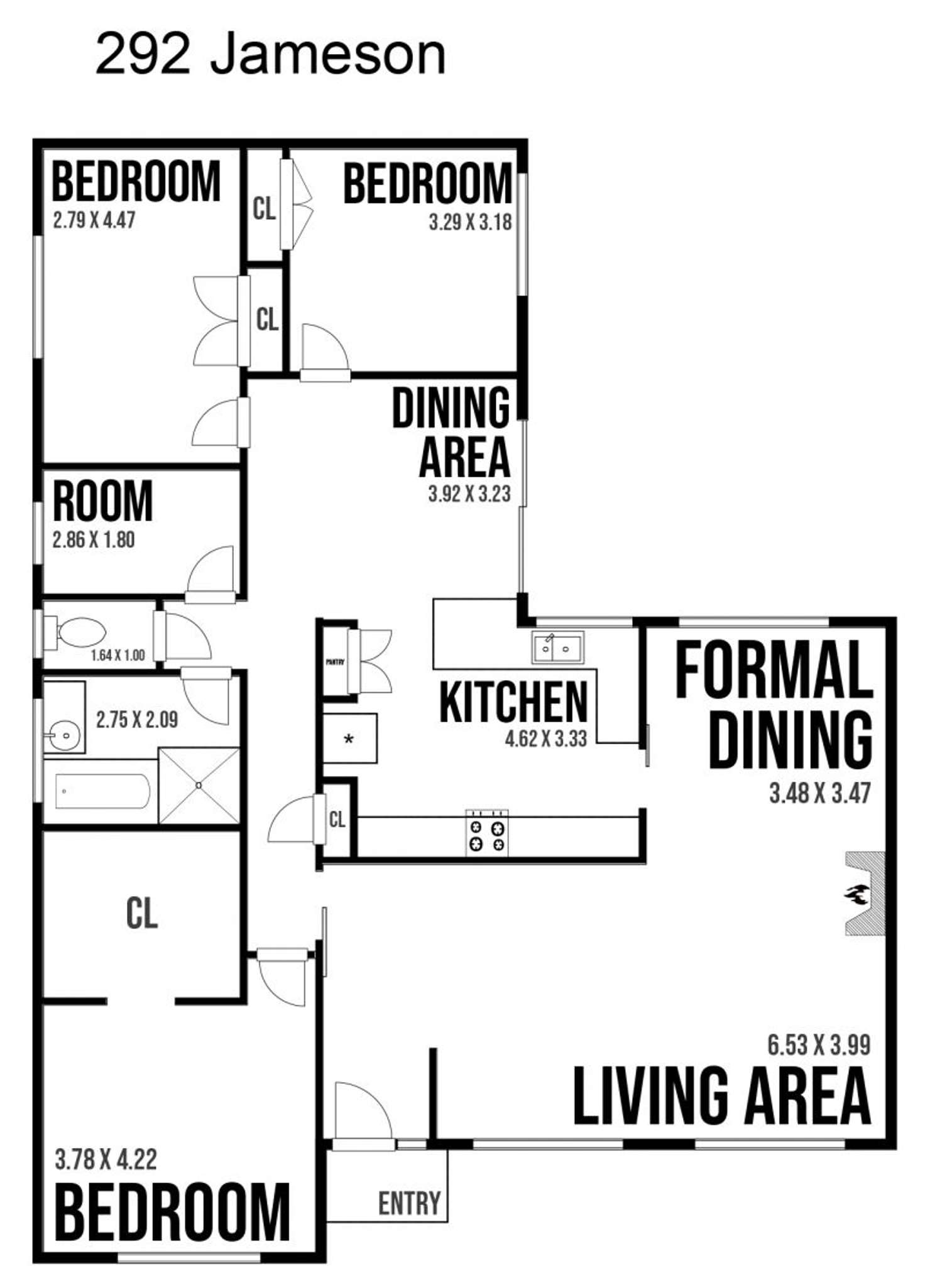 Floorplan of Homely house listing, 292 Jameson Street, Deniliquin NSW 2710