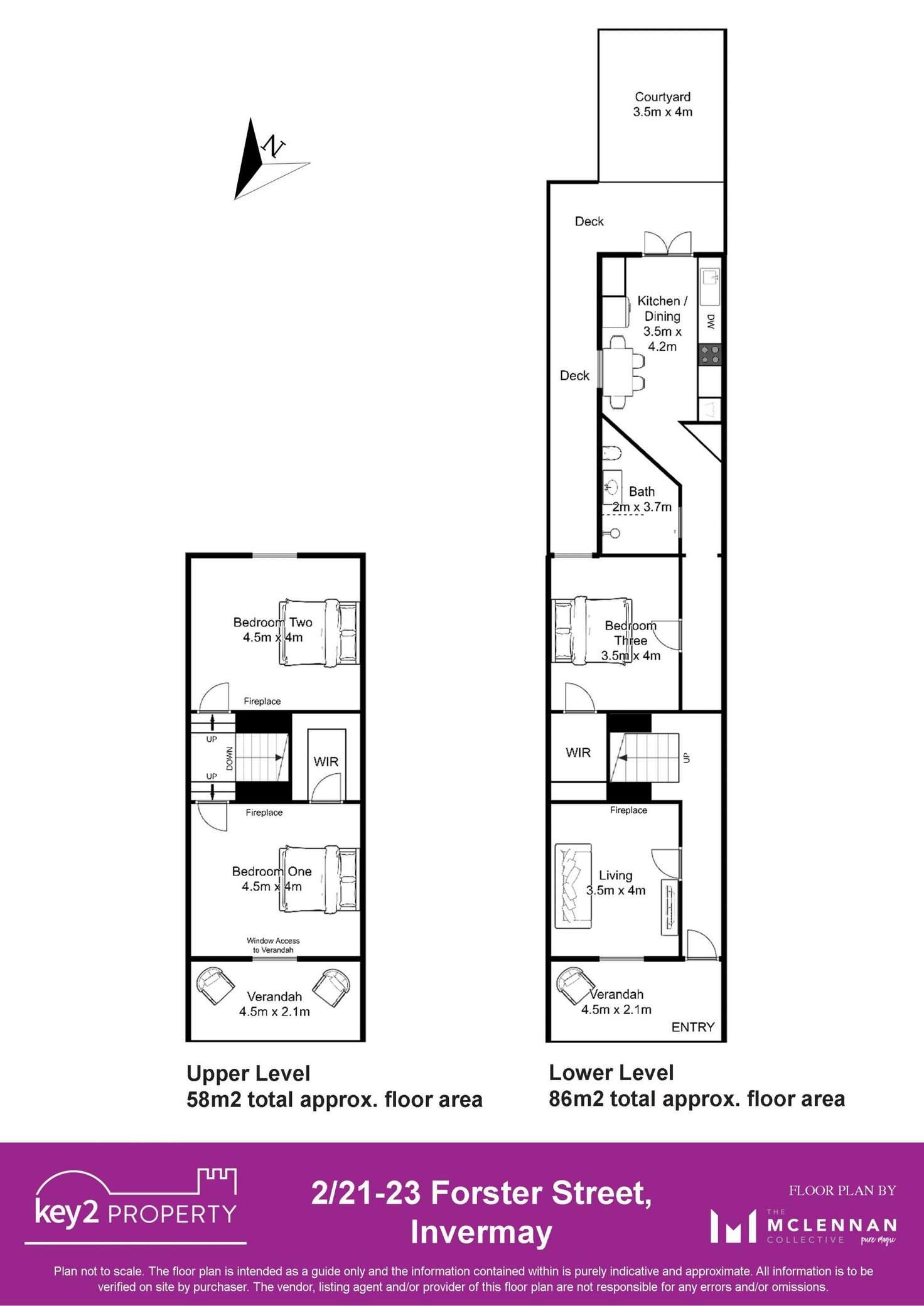 Floorplan of Homely unit listing, 21 Forster Street, Invermay TAS 7248