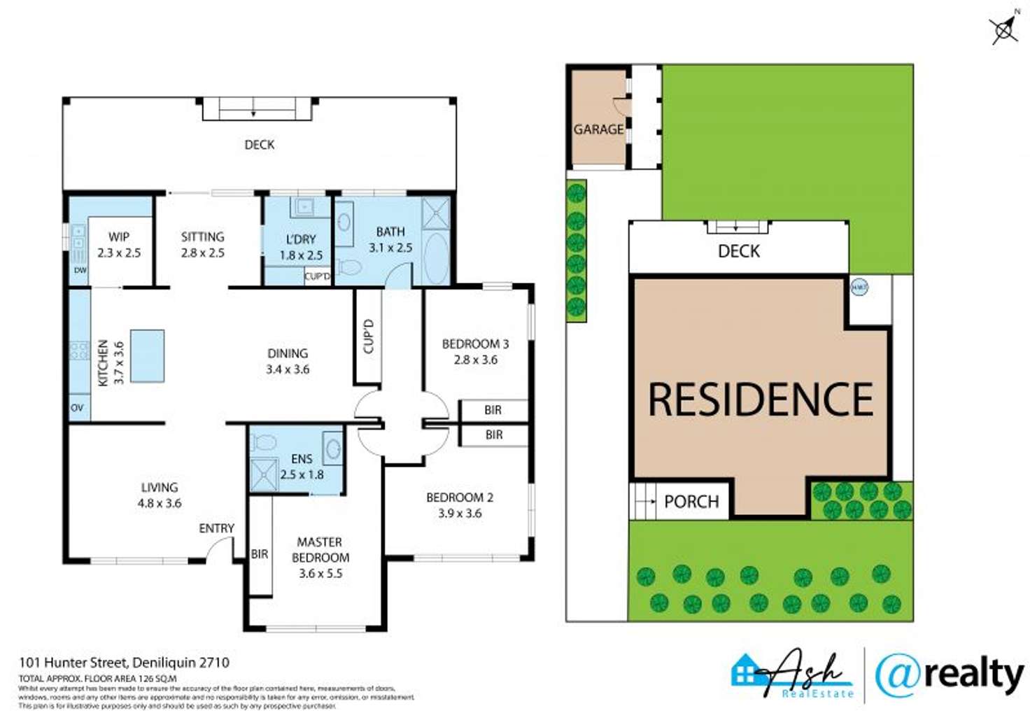 Floorplan of Homely house listing, 101 Hunter Street, Deniliquin NSW 2710