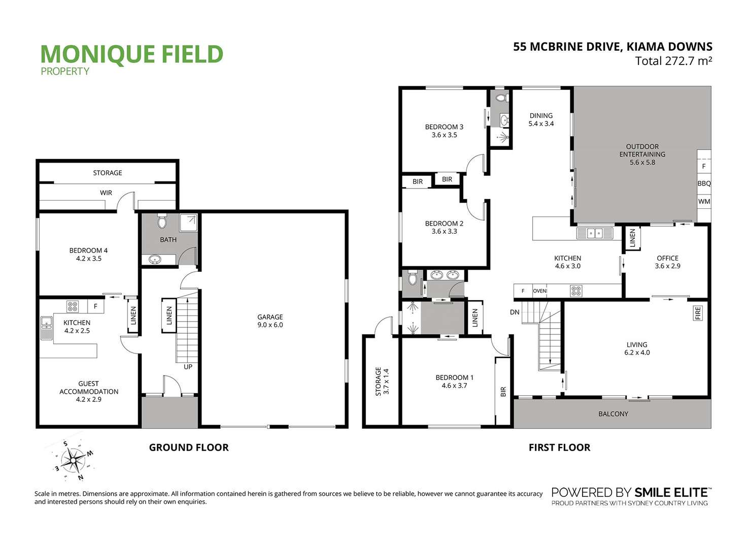 Floorplan of Homely house listing, 55 McBrien Drive, Kiama Downs NSW 2533