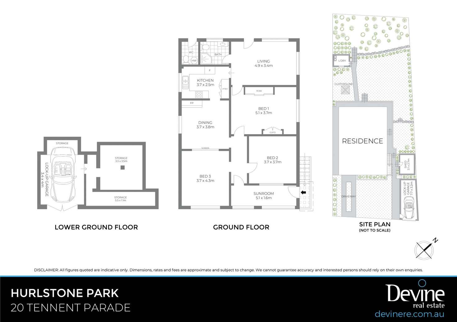 Floorplan of Homely house listing, 20 Tennent Parade, Hurlstone Park NSW 2193